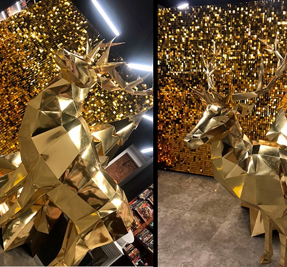 Новогодняя фотозона "Золотой праздник" рис 2