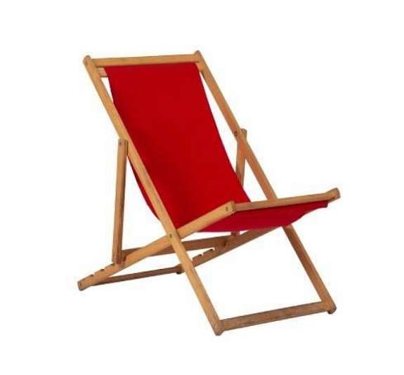 Красный шезлонг рис 4