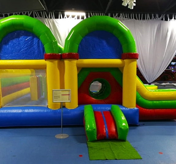 Батут с горкой "Детский" рис 5