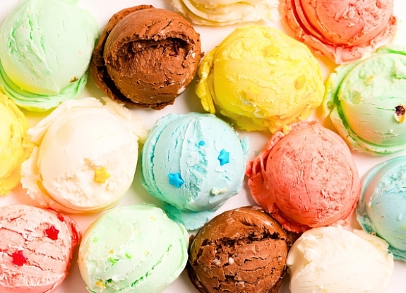 Мороженое шариками