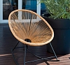 Бежевый садовый стул Acapulco Chair рис 4