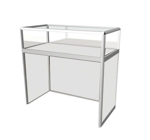 Витрина-прилавок белая рис 3