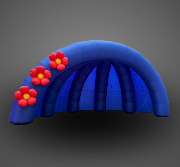 картинка Сцена ракушка надувная  "Синяя" от компании Рент-Бери