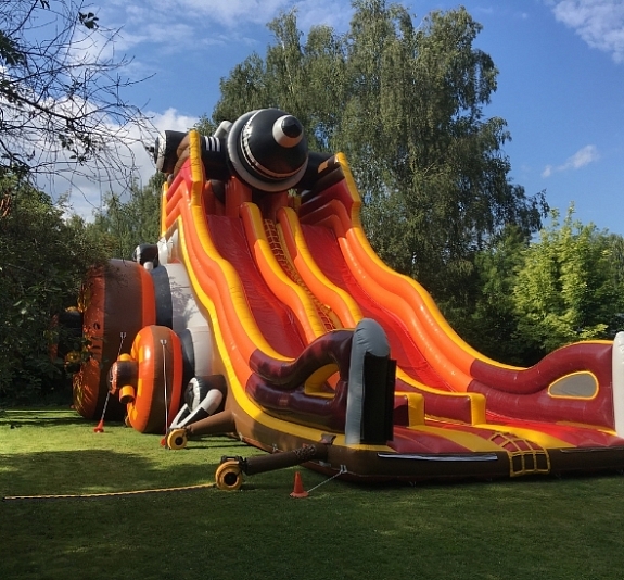 картинка Надувная горка «Пушка» от компании Рент-Бери