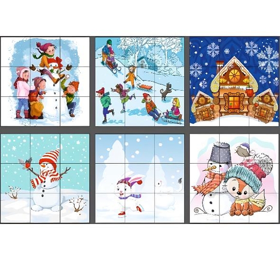 картинка Фотопазл новогодний от компании Рент-Бери