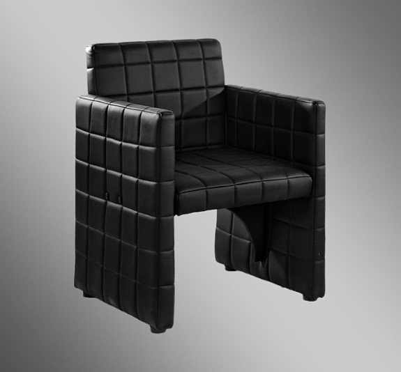 Кресло Stitch Черное рис 3