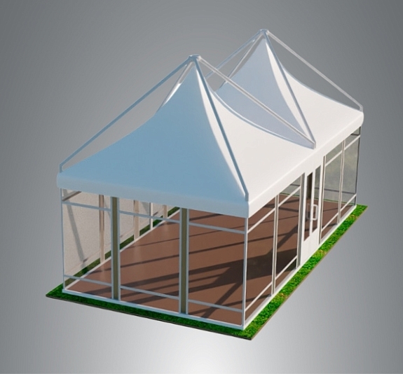 картинка Пагода Лондон остекленная 5х10 от компании Рент-Бери