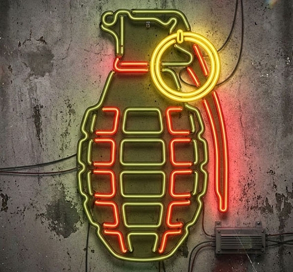 Аренда неоновой вывески «Граната» рис 2