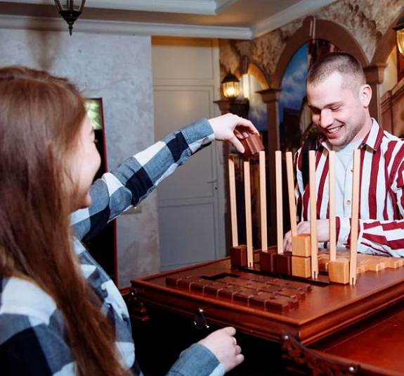 4 в ряд (деревянная) рис 3