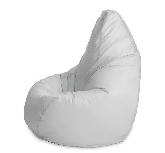 картинка Пуф кресло-мешок белый от компании Рент-Бери