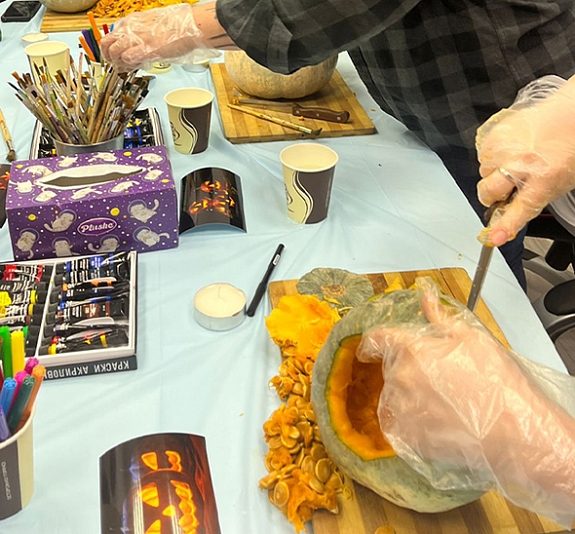 Создание тыквы-светильника рис 1