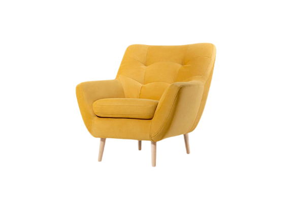 Кресло Scandi желтое