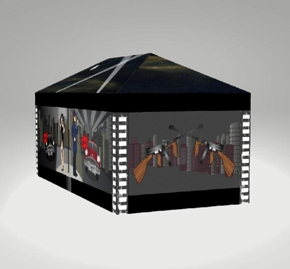 Тент палатка "Чикаго" 5х2,5 рис 2