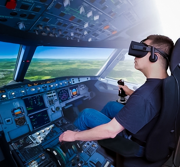 картинка Авиасимулятор VR от компании Рент-Бери