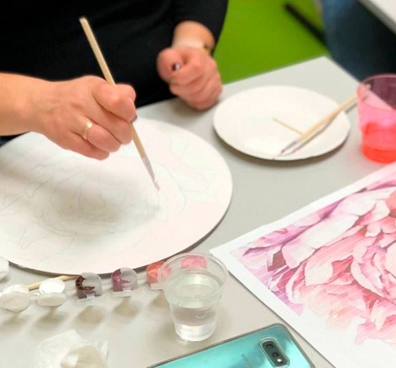 Мастер-класс «Живопись на холсте» рис 1