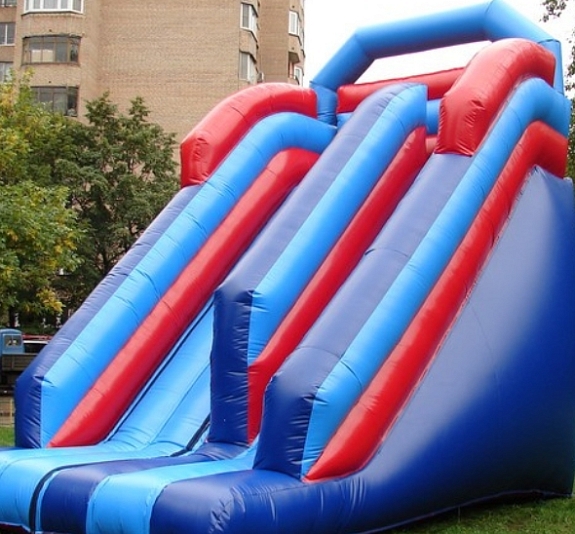 Надувная горка "Радуга" рис 1