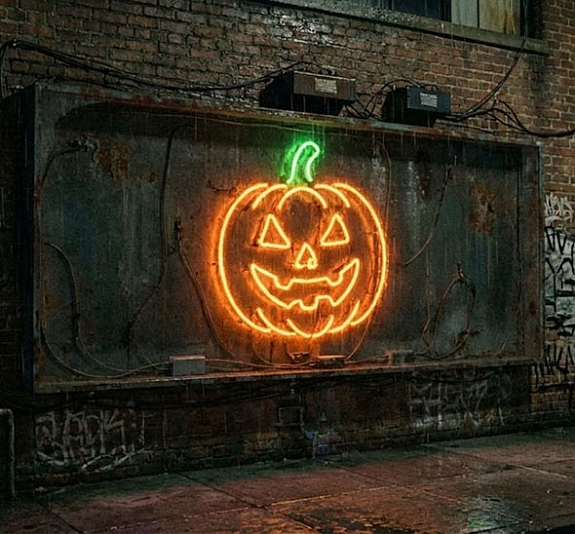 Неоновая вывеска «Тематические мероприятия» в аренду рис 1