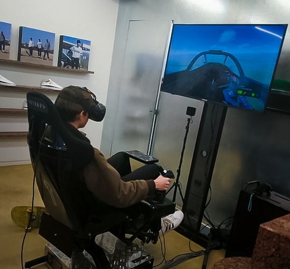 картинка Авиасимулятор VR от компании Рент-Бери