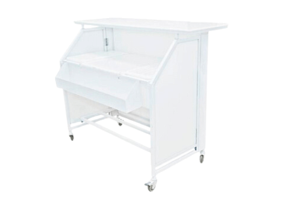 Белая разборная барная стойка