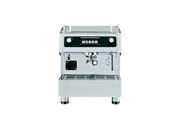 Рожковая кофемашина 1,8 кВт серебристая