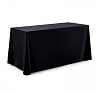 Скатерть прямоугольная черная рис 1