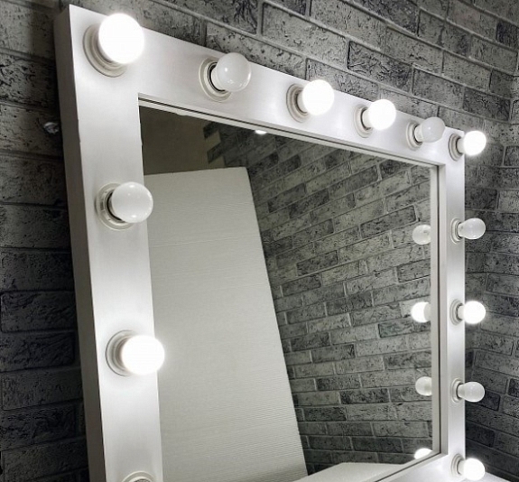 Зеркало Светлое дерево рис 3