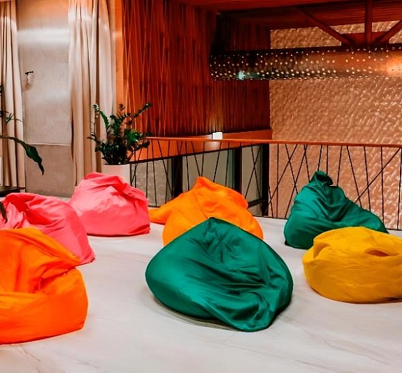 картинка Пуф кресло-мешок темно-зеленый от компании Рент-Бери