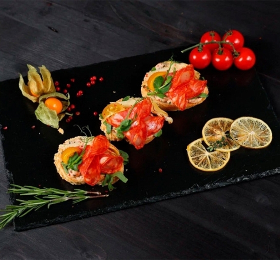 Брускетта Чоризо рис 3