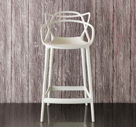 Стул барный Masters белый рис 3