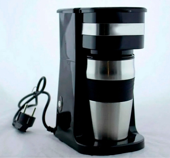 Капельная кофеварка 0,75 кВт чёрная рис 3