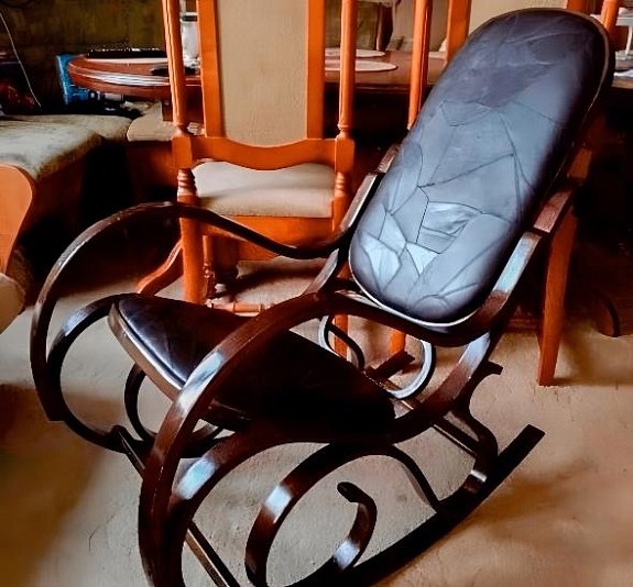 Кресло-качалка Экокожа рис 4