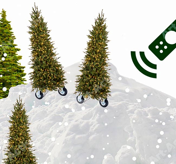 картинка Гонки на ёлках от компании Рент-Бери