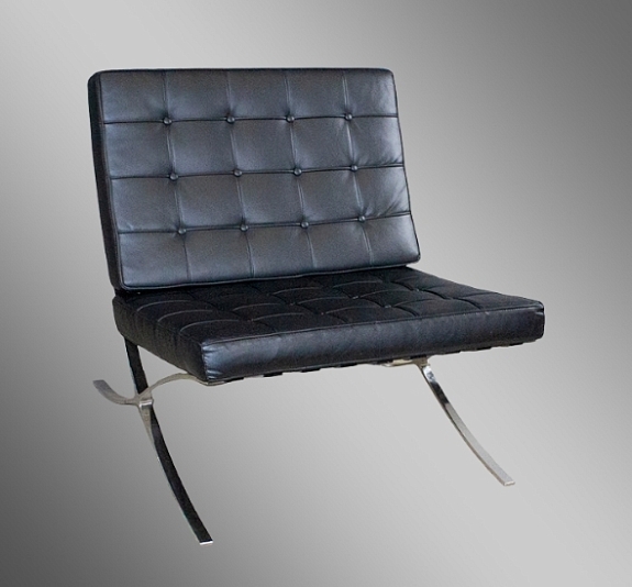 Кресло Barcelona Черное рис 4