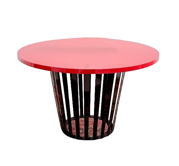 картинка Стол со столешницей бордового цвета от компании Рент-Бери