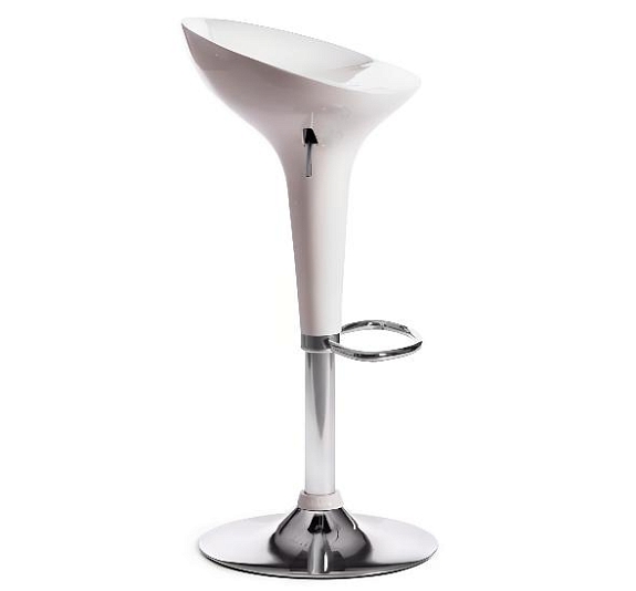 картинка Стул барный Bombo белый от компании Рент-Бери