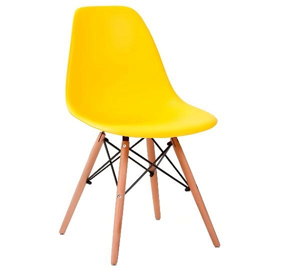 Стул Eames желтый рис 3