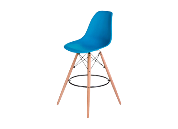 Стул барный Eames синий