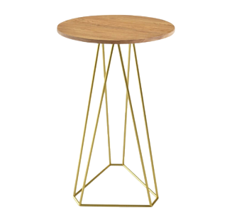 Стол фуршетный Rinfresco D-70 Wood and Gold