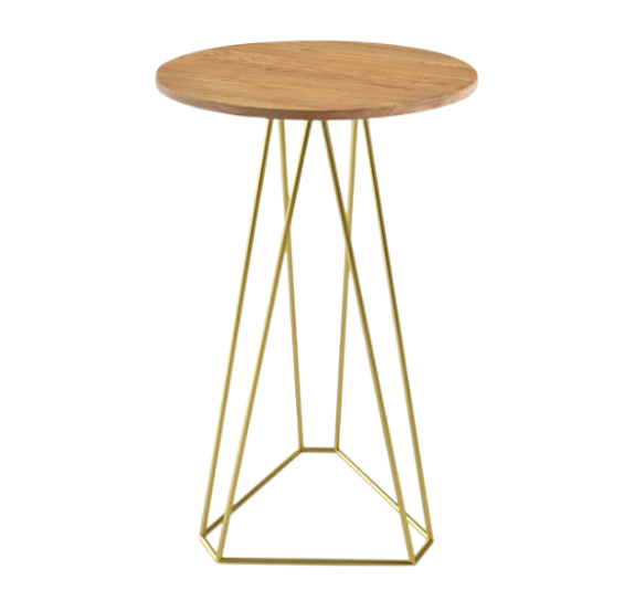 Стол фуршетный Rinfresco D-70 Wood and Gold