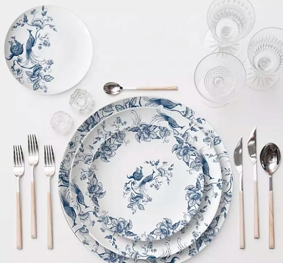 Тарелки Gzhel рис 1