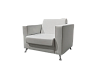 Кресло Cube белое