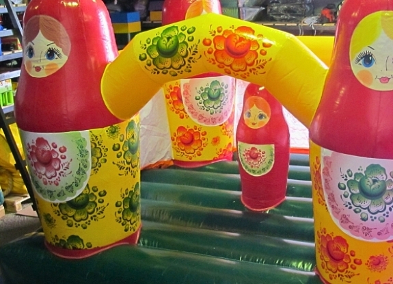 картинка Батут "Матрешка" от компании Рент-Бери