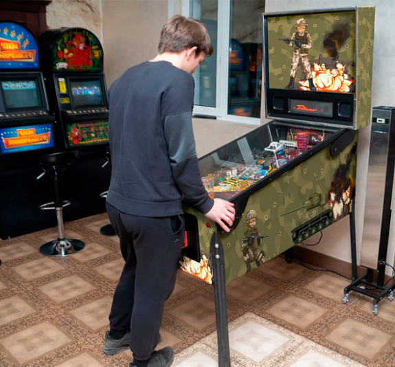 Пинбол Военный рис 4