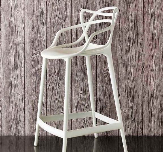 Стул барный Masters белый рис 1