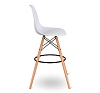 Стул барный Eames белый рис 5