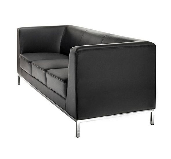 Диван President трехместный черный рис 2