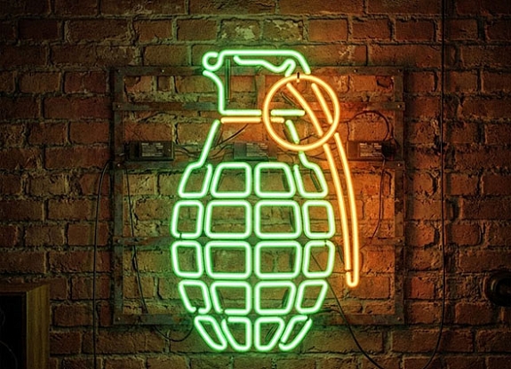 Аренда неоновой вывески «Граната»