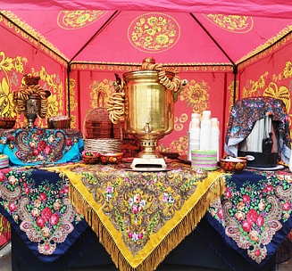 Палатка Хохлома