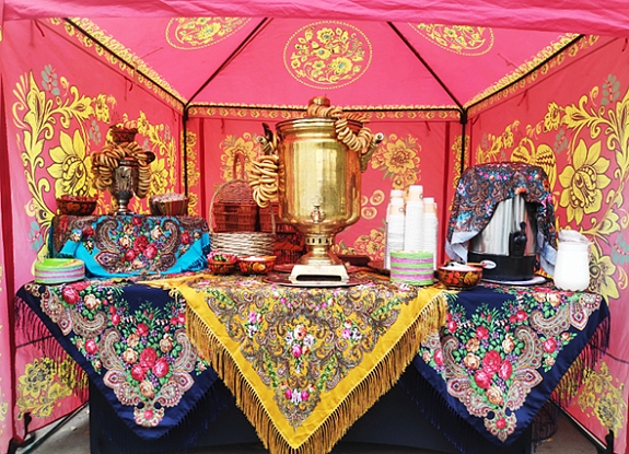 Палатка Хохлома