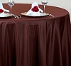 Скатерть круглая 3,2м шоколадная рис 2
